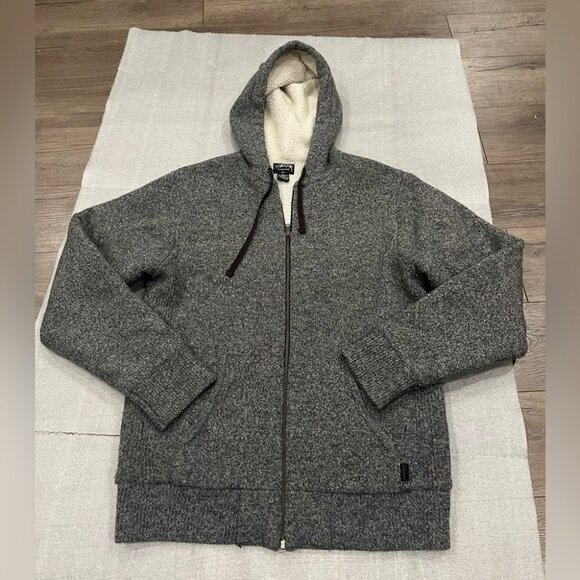 Stussy Other - [L]Stussy Lamb Wool Full Zip Hoodie Jacket